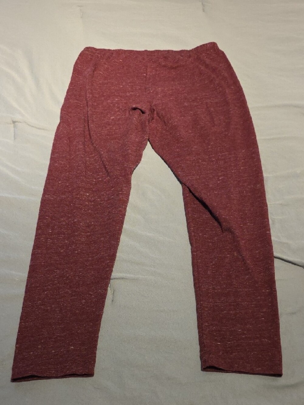 Old Navy Marled Burgundy Women's Leggings - Picture 9 of 9
